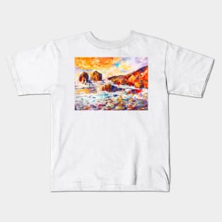 Mediterranean Seascape Kids T-Shirt